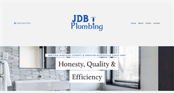 Desktop Screenshot of jdbplumbinginc.com